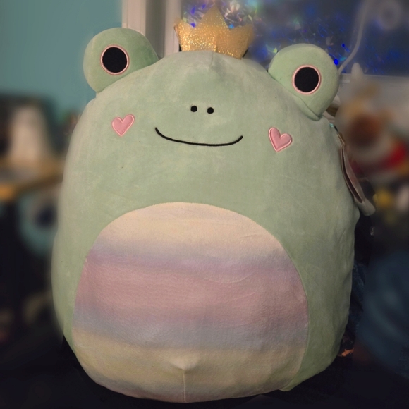 Squishmallows Other - Large Squishmallow Fenra Valentine's Day Exclusive Green Frog